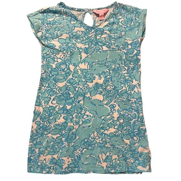 Lilly Pulitzer T-Shirt Dress Girls Size 4-5 She's s Fox Excellent condition One - Picture 1 of 7